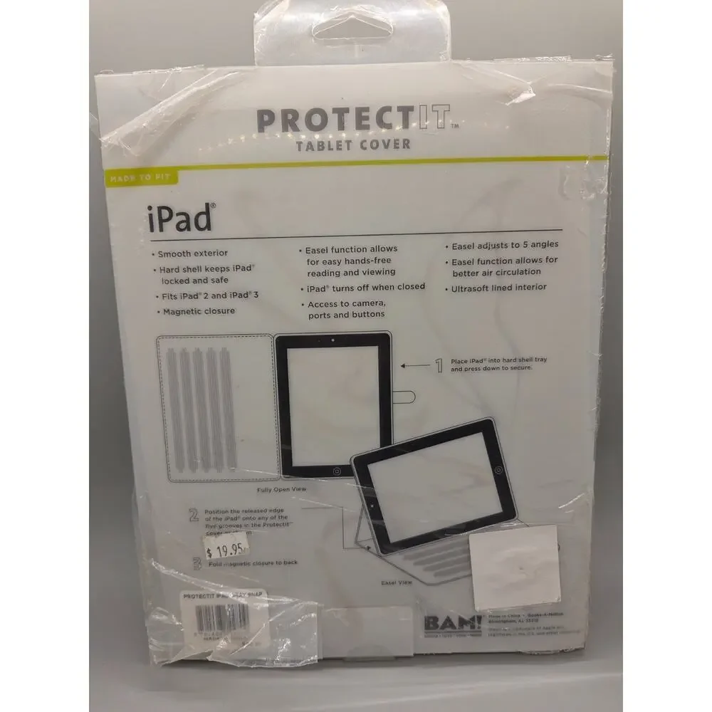 Protect It Universal IPad Gray Tablet Cover Fits IPad 2 & 3